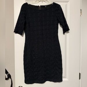 Banana Republic Elegant Black Lace Dress